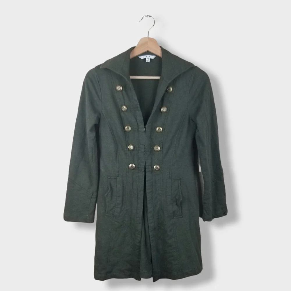 SOLD CAbi Cavilleri Button Military Jacket XS - Picture 2 of 6